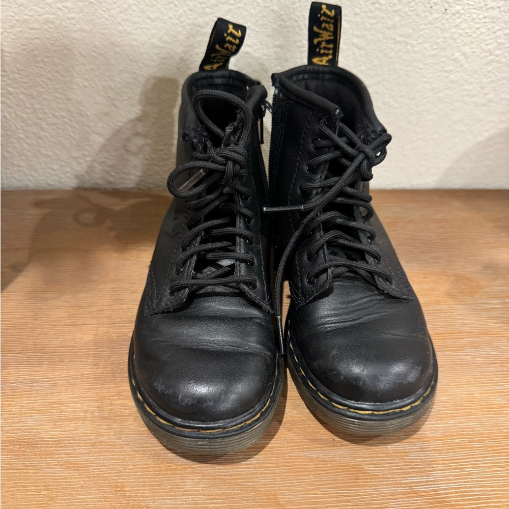 Dr. Martens Black Kids Boots